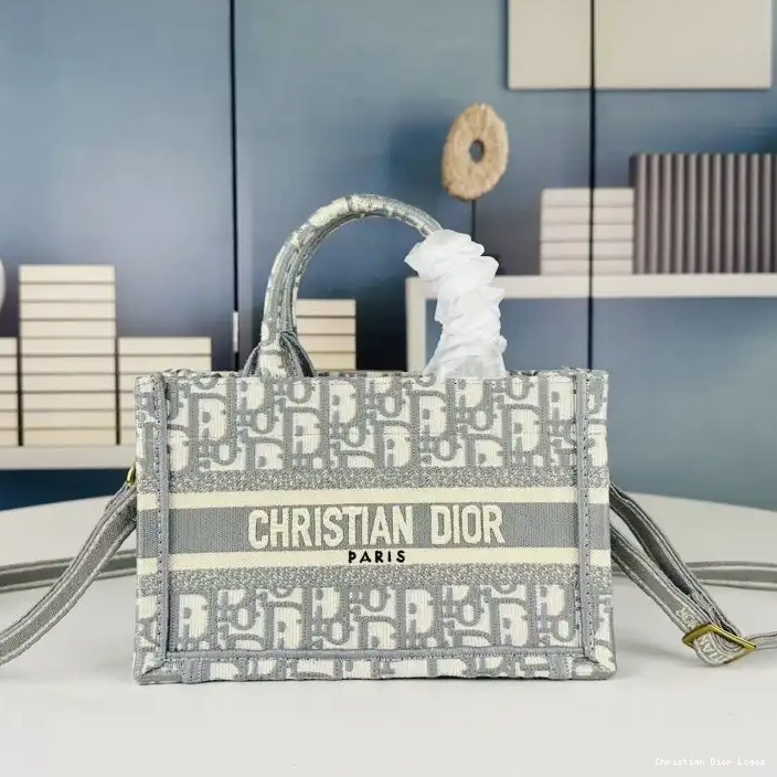 Book Dior Canvas Grey Strap with Oblique Motif Mini Tote 0323 Luxury